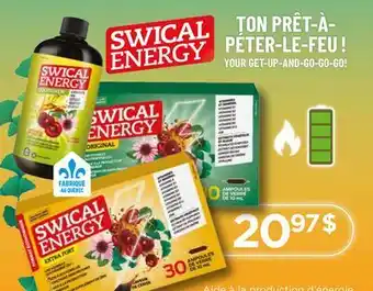 Accès pharma SWICAL ENERGY Products offer