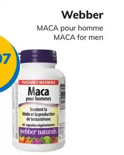 Accès pharma Webber MACA for men offer