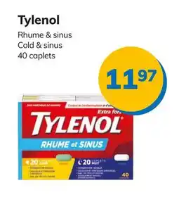 Accès pharma Tylenol Cold & sinus offer