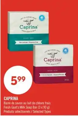 Pharmaprix CAPRINA Fresh Goat's Milk Soap Bar offer