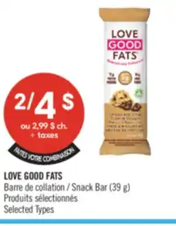 Pharmaprix LOVE GOOD FATS Snack Bar offer