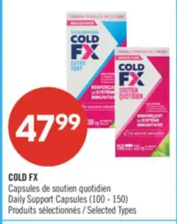 Pharmaprix COLD FX Daily Support Capsules offer