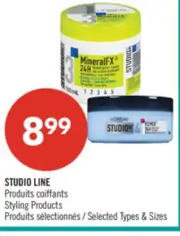 Pharmaprix STUDIO LINE STYLING PRODUCTS offer