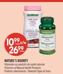Pharmaprix NATURE'S BOUNTY Vitamin or Natural Health Products offer