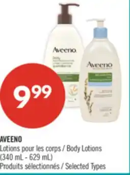 Pharmaprix AVEENO Body Lotions offer