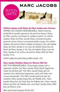 Pharmaprix MARC JACOBS Daisy Fragrance Gift Set offer