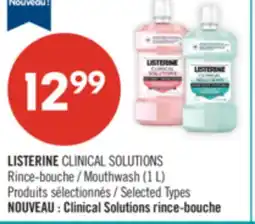Pharmaprix LISTERINE CLINICAL SOLUTIONS Mouthwash offer