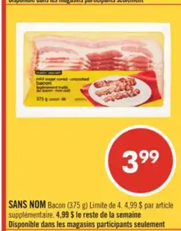 Pharmaprix NO NAME Bacon offer