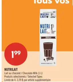 Pharmaprix NUTRILAIT Chocolate Milk offer