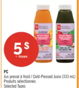 Pharmaprix PC Cold-Pressed Juice (333 mL) offer