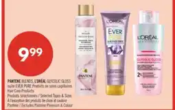 Pharmaprix PANTENE BLENDS, L'ORÉAL GLYCOLIC GLOSS or EVER PURE Hair Care Products offer