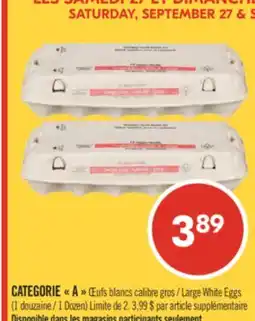 Pharmaprix CATEGORY A Large White Eggs offer