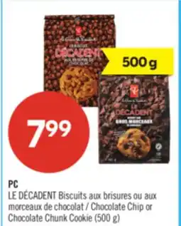 Pharmaprix PC Chocolate Chip or Chocolate Chunk Cookie offer
