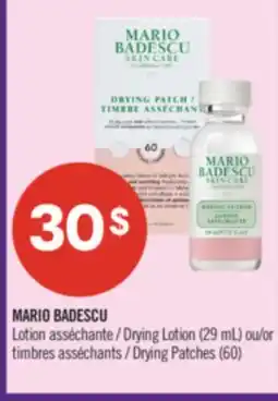 Pharmaprix MARIO BADESCU Lotion Drying Lotion (29 mL) or Drying Patches (60) offer