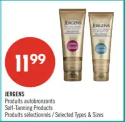 Pharmaprix JERGENS Self-tanning products offer