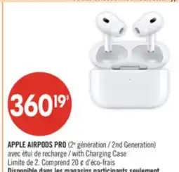 Pharmaprix APPLE AIRPODS PRO (2nd Generation) offer