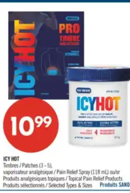 Pharmaprix ICY HOT Patches (3-5), Pain Relief Spray (1.18 mL) or Topical Pain Relief Products offer