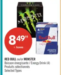 Pharmaprix RED BULL MONSTER Energy Drink (4) offer