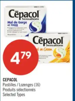 Pharmaprix CEPACOL Lozenges offer