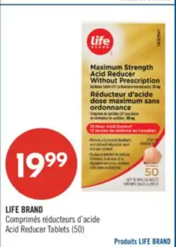 Pharmaprix LIFE BRAND Acid Reducer Tablets offer