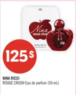 Pharmaprix NINA RICCI ROUGE CRUSH Eau de parfum offer