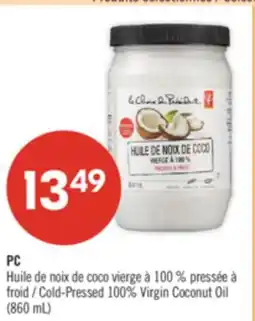 Pharmaprix PC Cold-Pressed 100% Virgin Coconut Oil offer