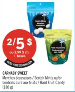 Pharmaprix CARNABY SWEET Scotch Mints or Hard Fruit Candy offer