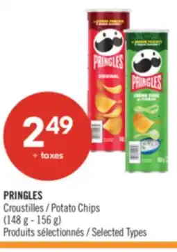 Pharmaprix PRINGLES Potato Chips offer