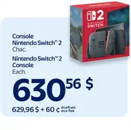 Walmart Console Nintendo Switch 2 offer