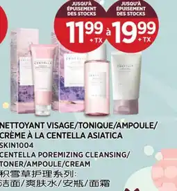 Kim Phat SKIN1004 CENTELLA POREMIZING CLEANSING/TONER/AMPOULE/CREAM offer