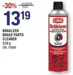 NAPA Auto Parts Brakleen brake parts cleaner offer