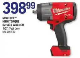 NAPA Auto Parts Milwaukee m18 fuel high torque impact wrench offer