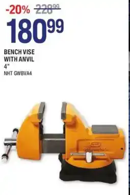 NAPA Auto Parts Bench vise with anvil 4" offer