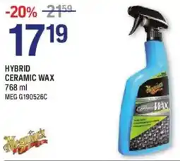 NAPA Auto Parts Hybrid ceramic wax offer