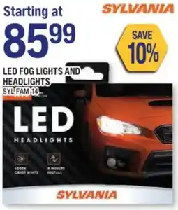 NAPA Auto Parts Led fog lights and headlights offer