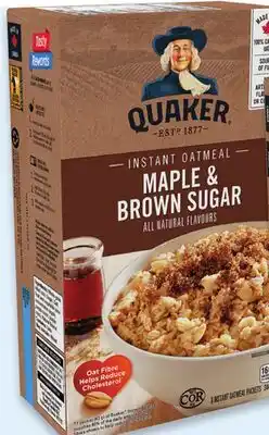 Walmart Quaker instant oatmeal offer