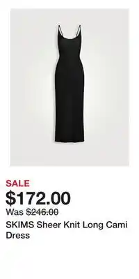 Holt Renfrew SKIMS Sheer Knit Long Cami Dress offer