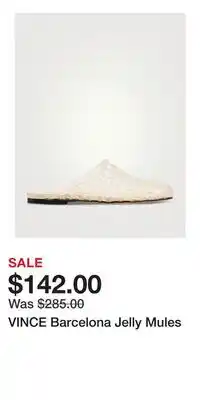 Holt Renfrew VINCE Barcelona Jelly Mules offer