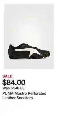 Holt Renfrew PUMA Mostro Perforated Leather Sneakers offer