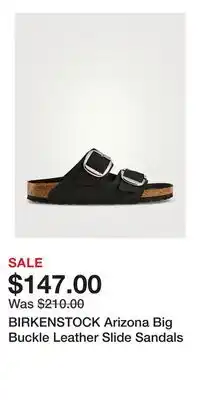 Holt Renfrew BIRKENSTOCK Arizona Big Buckle Leather Slide Sandals offer