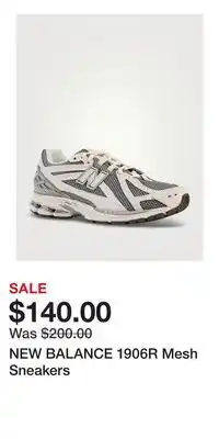 Holt Renfrew NEW BALANCE 1906R Mesh Sneakers offer