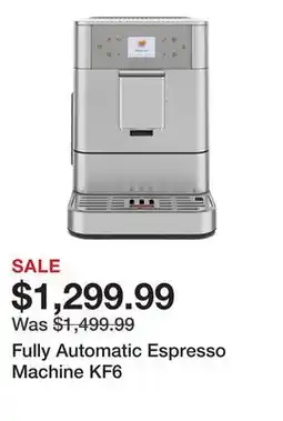 TSC Stores Fully Automatic Espresso Machine KF6 offer
