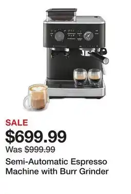 TSC Stores Semi-Automatic Espresso Machine with Burr Grinder offer
