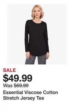 TSC Stores Essential Viscose Cotton Stretch Jersey Tee offer