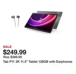 TSC Stores Tab P11 2K 11.5 Tablet 128GB with Earphones offer
