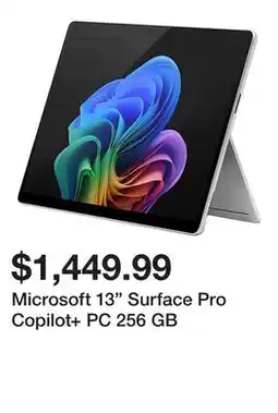 TSC Stores Microsoft 13 Surface Pro Copilot+ PC 256 GB offer