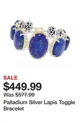 TSC Stores Palladium Silver Lapis Toggle Bracelet offer