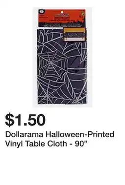 Dollarama Dollarama Halloween-Printed Vinyl Table Cloth - 90 offer