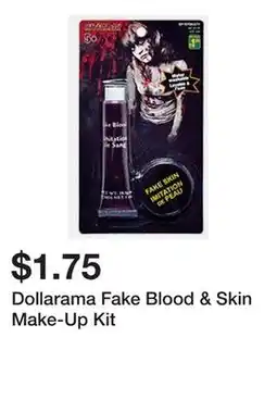 Dollarama Dollarama Fake Blood & Skin Make-Up Kit offer
