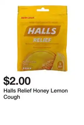 Dollarama Halls Relief Honey Lemon Cough offer